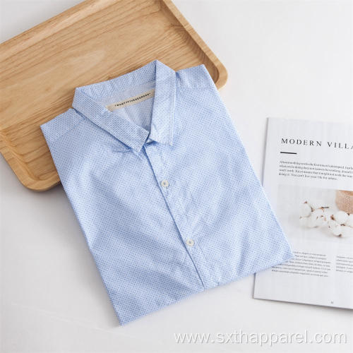 Men's Long Sleeve Dobby Elegant Casual Shirt